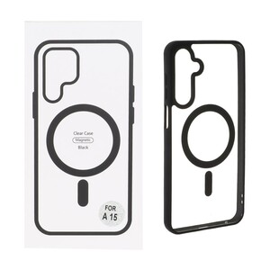 قاب شفاف Samsung Galaxy A16 با قابلیت شارژ MagSafe - مشکی (پک دار)