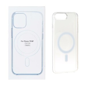 قاب شفاف Apple iPhone 7 plus / 8 plus با قابلیت شارژ MagSafe (پک دار)