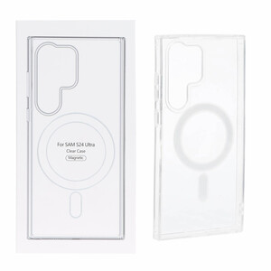 قاب شفاف Samsung Galaxy S24 Ultra با قابلیت شارژ MagSafe (پک دار)