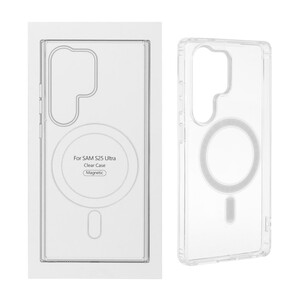 قاب شفاف Samsung Galaxy S25 Ultra با قابلیت شارژ MagSafe (پک دار)