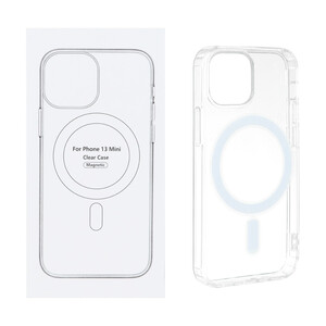 قاب شفاف Apple iPhone 13 Mini با قابلیت شارژ MagSafe (پک دار)