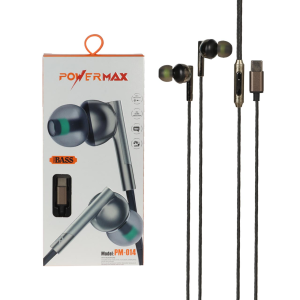 هندزفری باسیم Power Max Type-C مدل PM-014 - مشکی