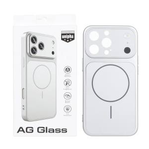 قاب اورجینال AG Glass محافظ لنز برجسته براق Magsafe مدل Apple iPhone 13 Pro - نقره ای (پک دار) - MPS