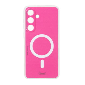 قاب Colorful Magic طرح مگ سیف محافظ لنزدار Samsung Galaxy S25 FE - صورتی فانتزی