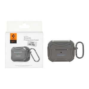 کیس ایرپاد اورجینال طرح کربن Spigen Durapro Flex مدل Apple Airpods Pro - خاکستری