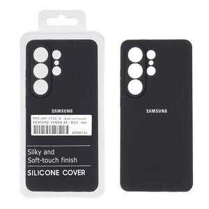 قاب سیلیکونی پاک کنی اورجینال درجه یک Samsung Galaxy S26 Ultra - مشکی (پک دار)