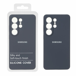 قاب سیلیکونی پاک کنی اورجینال درجه یک Samsung Galaxy S26 Ultra - سرمه ای تیره (پک دار)