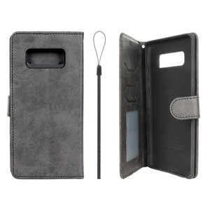 کیف موبایل مگنتی درجه یک داخل خز MNC Plus مدل Samsung Galaxy Note 8 - مشکی