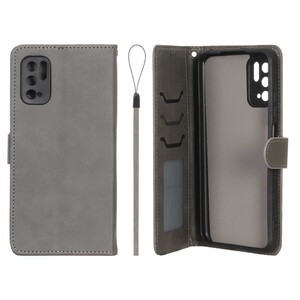 کیف موبایل مگنتی درجه یک داخل خز MNC Plus مدل Xiaomi Poco M3 Pro / Redmi Note 10 5G / Redmi Note 11 SE - خاکستری