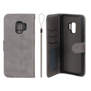 کیف موبایل مگنتی درجه یک داخل خز MNC Plus مدل Samsung Galaxy S9 - خاکستری