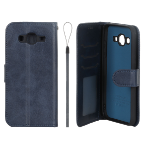 کیف موبایل مگنتی درجه یک داخل خز MNC Plus مدل Samsung Galaxy J5 (2015) / J500 - سرمه ای