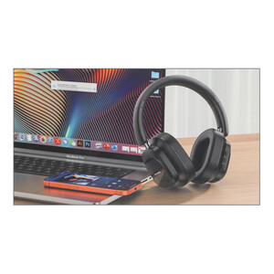 هدفون بی سیم VIPLATINA مدل HP20 ANC+ENC - مشکی (گارانتی 18 ماه تعویض نیکان همراه)