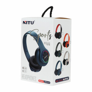 هدفون بی سیم NITU مدل 15 - مشکی (گارانتی 18 ماه تعویض نیکان همراه)