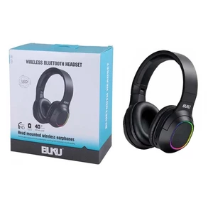 هدفون بی سیم BUKU مدل BE-013 - مشکی - MMS (گارانتی شش ماهه YA)