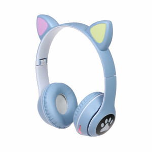 هدفون فانتزی بی سیم a cat مدل MZ-023 - آبی