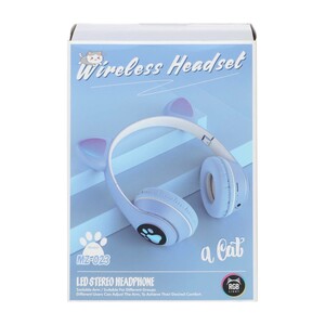 هدفون فانتزی بی سیم a cat مدل MZ-023 - آبی