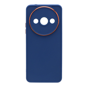 قاب Copper دور لنز متال Xiaomi A3 / A3x / poco C61 - سرمه ای