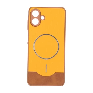 قاب Line Case جیر MagSafe فلزی محافظ لنزدار Samsung Galaxy A07 - نارنجی