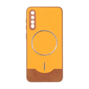 قاب Line Case جیر MagSafe فلزی محافظ لنزدار Samsung Galaxy A50 / A50s / A30s - نارنجی