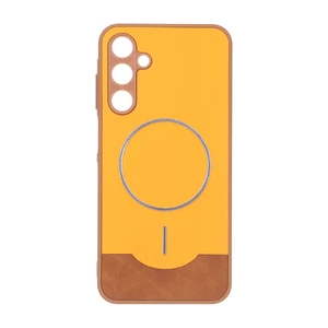 قاب Line Case جیر MagSafe فلزی محافظ لنزدار Samsung Galaxy A25 5G - نارنجی