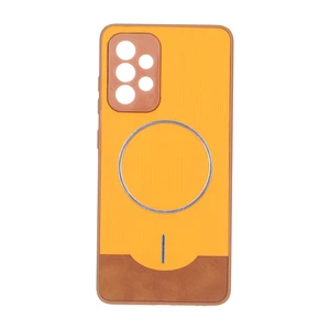 قاب Line Case جیر MagSafe فلزی محافظ لنزدار Samsung Galaxy A52 / A52s - نارنجی