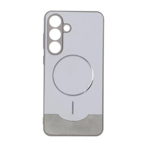 قاب Line Case جیر MagSafe فلزی محافظ لنزدار Samsung Galaxy S25 FE - طوسی