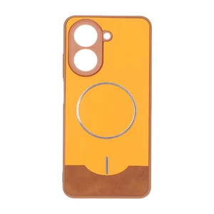 قاب Line Case جیر MagSafe فلزی محافظ لنزدار Xiaomi Redmi A5 / Poco C71 - نارنجی