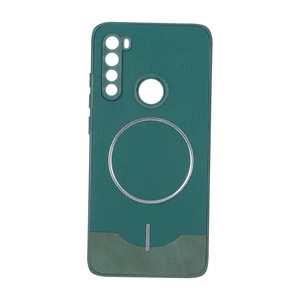 قاب Line Case جیر MagSafe فلزی محافظ لنزدار Xiaomi Redmi Note 8 - سبز