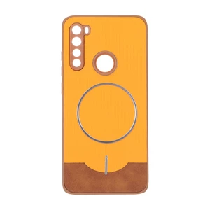 قاب Line Case جیر MagSafe فلزی محافظ لنزدار Xiaomi Redmi Note 8 - نارنجی
