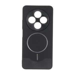 قاب Line Case جیر MagSafe فلزی محافظ لنزدار Xiaomi Redmi 14C / Redmi A4 / Poco C75 - مشکی