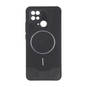 قاب Line Case جیر MagSafe فلزی محافظ لنزدار Xiaomi Redmi 10C / Redmi 10 Power / Poco C40 - مشکی