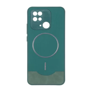 قاب Line Case جیر MagSafe فلزی محافظ لنزدار Xiaomi Redmi 10C / Redmi 10 Power / Poco C40 - سبز