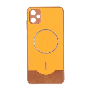 قاب Line Case جیر MagSafe فلزی محافظ لنزدار Samsung Galaxy A05 - نارنجی