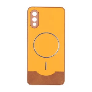 قاب Line Case جیر MagSafe فلزی محافظ لنزدار Samsung Galaxy A02 / M02 - نارنجی