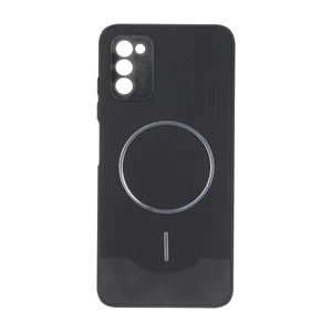 قاب Line Case جیر MagSafe فلزی محافظ لنزدار Samsung Galaxy A03s / A02s - مشکی