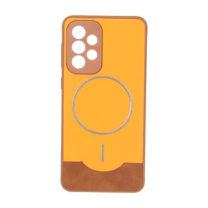 قاب Line Case جیر MagSafe فلزی محافظ لنزدار Samsung Galaxy A33 - نارنجی