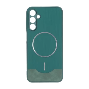 قاب Line Case جیر MagSafe فلزی محافظ لنزدار Samsung Galaxy A15 - سبز