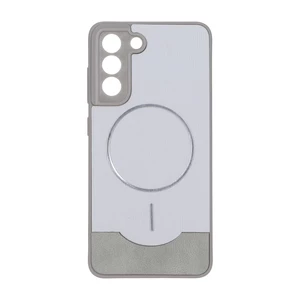 قاب Line Case جیر MagSafe فلزی محافظ لنزدار Samsung Galaxy S21 FE - طوسی