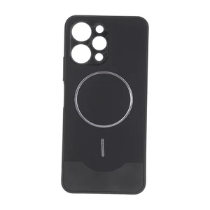 قاب Line Case جیر MagSafe فلزی محافظ لنزدار Xiaomi Redmi 12 / Poco M6 Pro 5G - مشکی