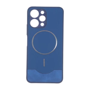 قاب Line Case جیر MagSafe فلزی محافظ لنزدار Xiaomi Redmi 12 / Poco M6 Pro 5G - سرمه ای