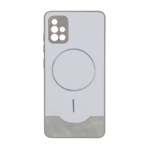 قاب Line Case جیر MagSafe فلزی محافظ لنزدار Samsung Galaxy A51 / M40s - طوسی