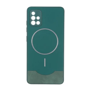 قاب Line Case جیر MagSafe فلزی محافظ لنزدار Samsung Galaxy A51 / M40s - سبز
