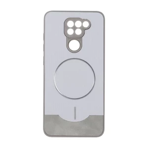 قاب Line Case جیر MagSafe فلزی محافظ لنزدار Xiaomi Redmi Note 9 / Redmi 10X 5G / Redmi 10X Pro 5G - طوسی