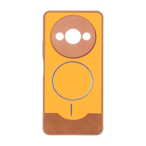 قاب Line Case جیر MagSafe فلزی محافظ لنزدار Xiaomi Redmi A3 / A3x / Poco C61 - نارنجی