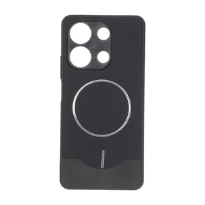 قاب Line Case جیر MagSafe فلزی محافظ لنزدار Xiaomi Redmi Note 13 4G - مشکی
