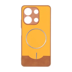 قاب Line Case جیر MagSafe فلزی محافظ لنزدار Xiaomi Redmi Note 13 4G - نارنجی