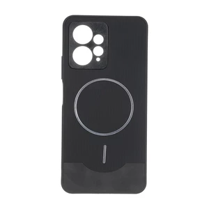 قاب Line Case جیر MagSafe فلزی محافظ لنزدار Xiaomi Redmi Note 12 4G - مشکی