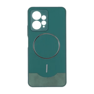 قاب Line Case جیر MagSafe فلزی محافظ لنزدار Xiaomi Redmi Note 12 4G - سبز