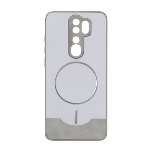 قاب Line Case جیر MagSafe فلزی محافظ لنزدار Xiaomi Redmi Note 8 Pro - طوسی