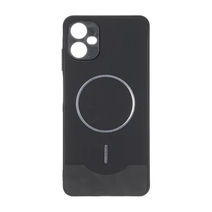 قاب Line Case جیر MagSafe فلزی محافظ لنزدار Samsung Galaxy A06 - مشکی